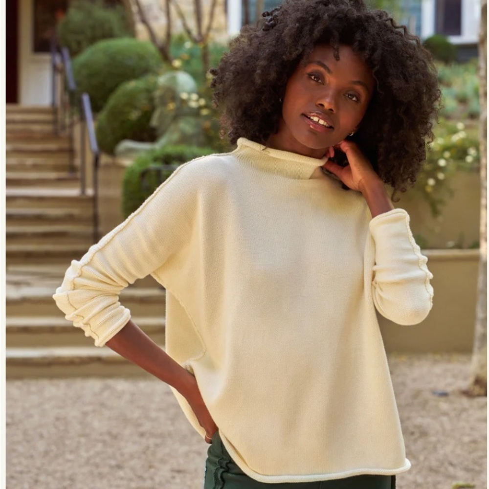 Frank & Eileen Cream Monterey Sweater